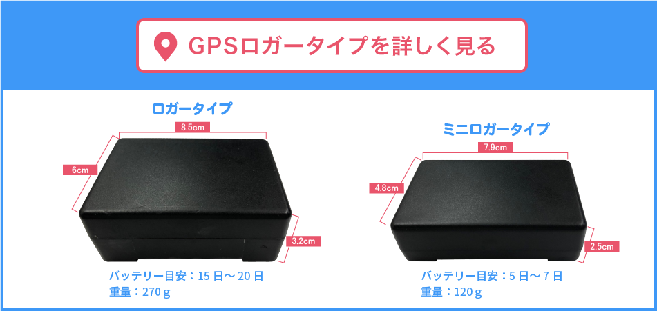 GPSロガータイプ詳細